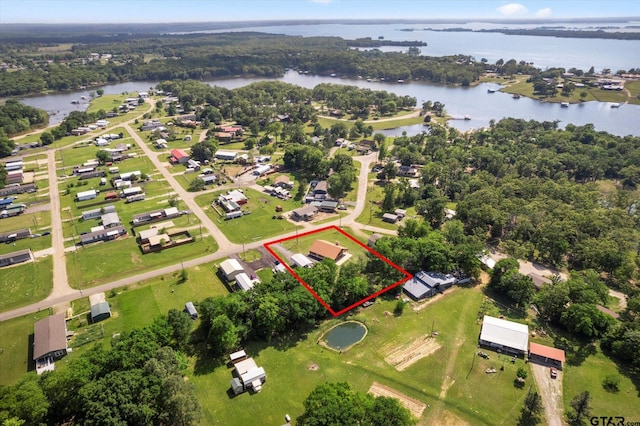 111 Little River Bnd, Quitman, TX 75783 - bird's eye view featuring a water view
