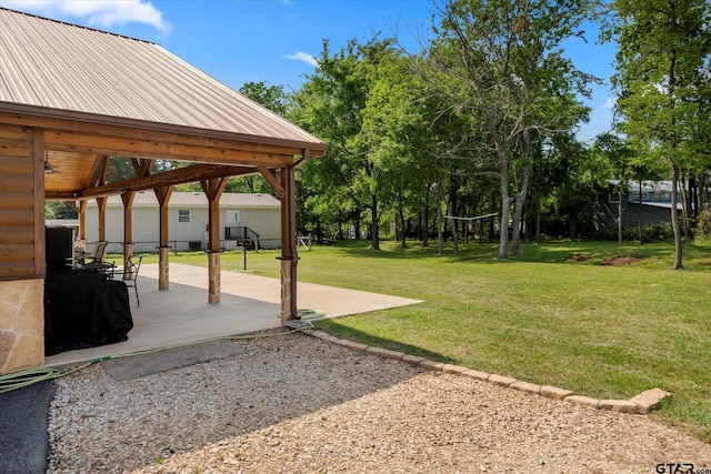 111 Little River Bnd, Quitman, TX 75783 - view of yard with a patio