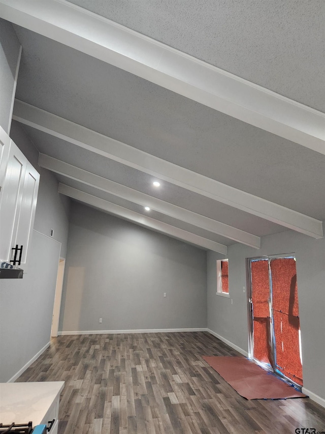 basement featuring hardwood / wood-style flooring