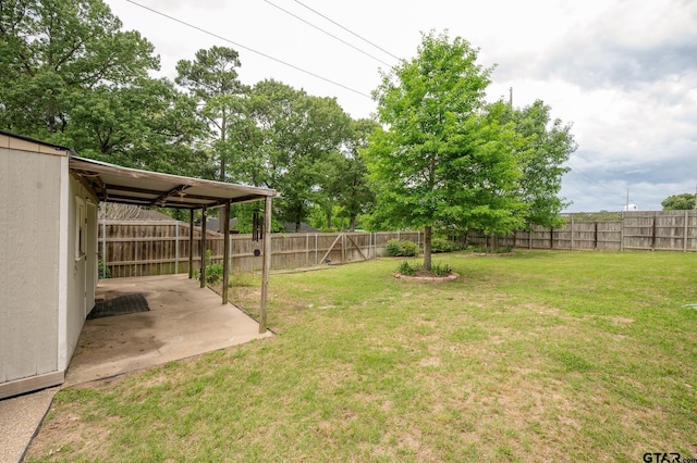 5607 Bostick Dr, Tyler, TX 75707 - view of yard with a patio area
