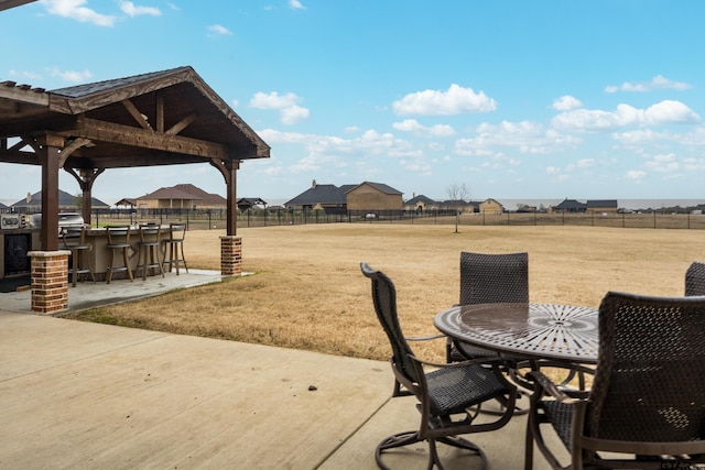 2921 W Alamosa Dr, Terrell, TX 75160 - view of patio featuring a fenced backyard