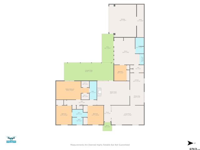 1901 Livingston St, Longview, TX 75601 - property floor plan