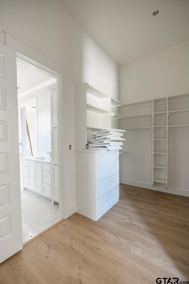 529 Eland Way, Bullard, TX 75757 - spacious closet featuring light wood-type flooring