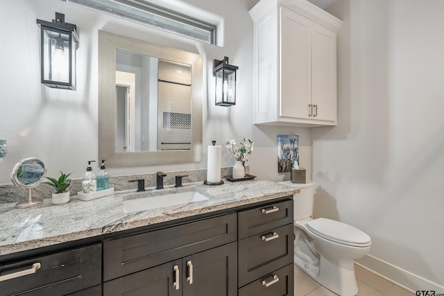 7306 Tule Creek Ln, Tyler, TX 75703 - bathroom featuring vanity and tile patterned flooring