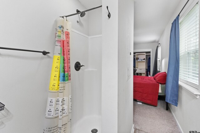 321 Inwood, Bullard, TX 75757 - full bathroom featuring baseboards and a shower stall