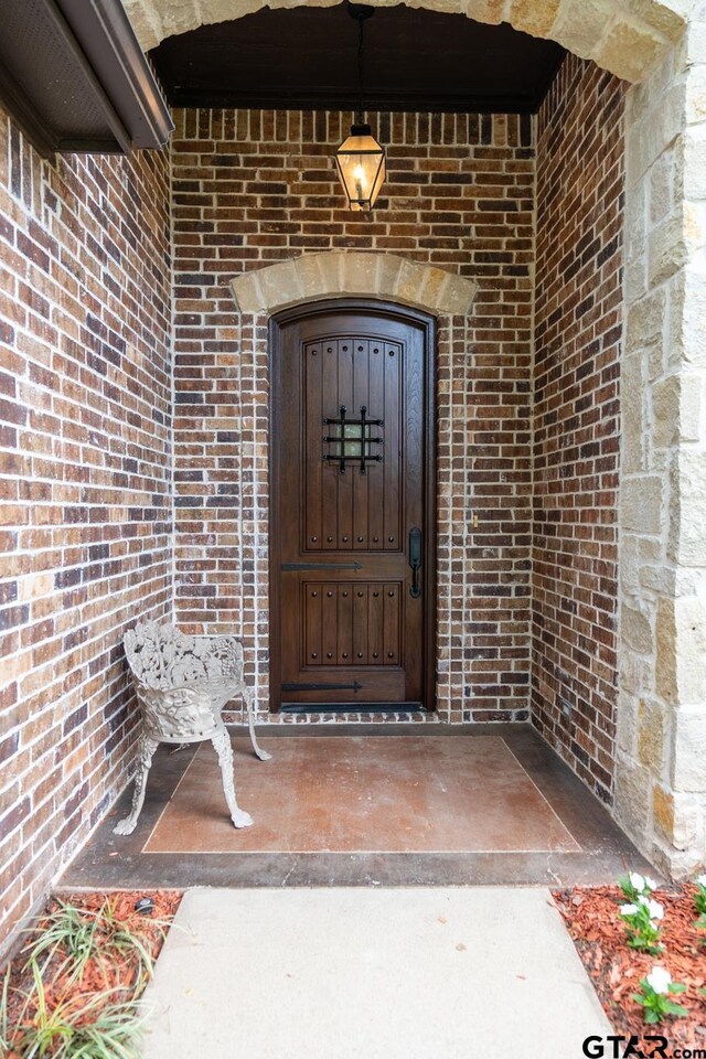 936 Cambridge Bnd, Tyler, TX 75703 - entrance to property featuring brick siding
