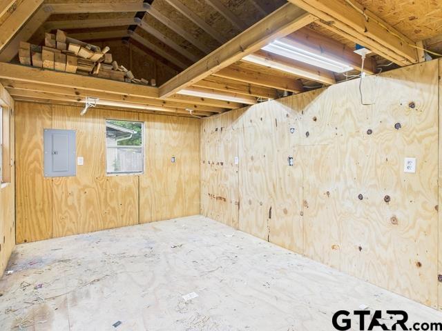 3323 S Keaton Ave, Tyler, TX 75701 - storage area featuring electric panel