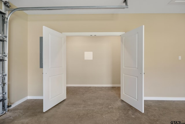 14524 Woodland Creek Dr, Tyler, TX 75706 - garage featuring electric panel and baseboards