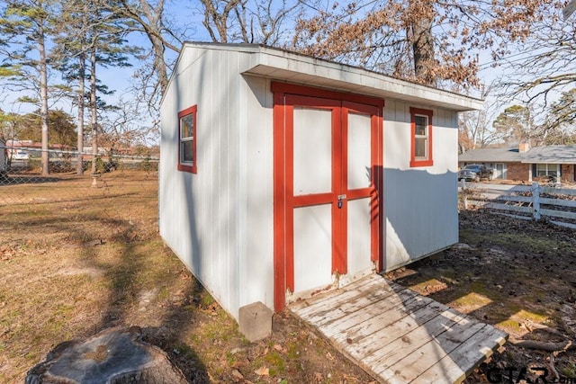 view of outbuilding