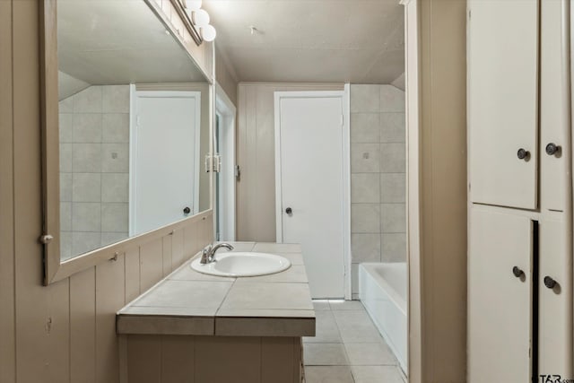 1498 Fm 279, Ben Wheeler, TX 75754 - full bathroom featuring vanity and tile patterned flooring