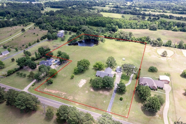13094 Fm 2010, Chandler, TX 75758 - view of rural area with property boundaries highlighted