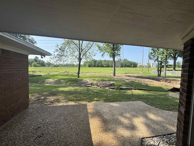8856 Pleasant Hill Cir, Tyler, TX 75707 - view of yard featuring a rural view and a patio