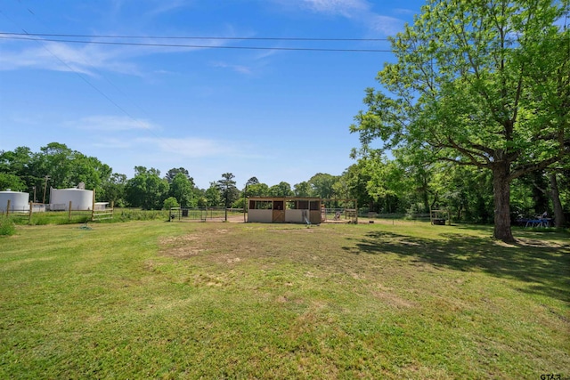 1325 Fm 23 W, Rusk, TX 75785 - view of grassy yard with an outdoor structure and an exterior structure