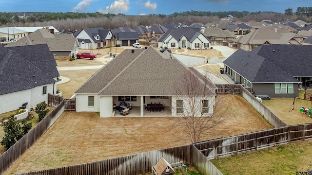 bird's eye view featuring a residential view