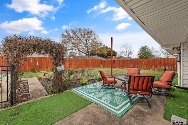 view of patio