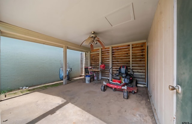 507 Bascom Rd, Whitehouse, TX 75791 - view of patio / terrace with ceiling fan