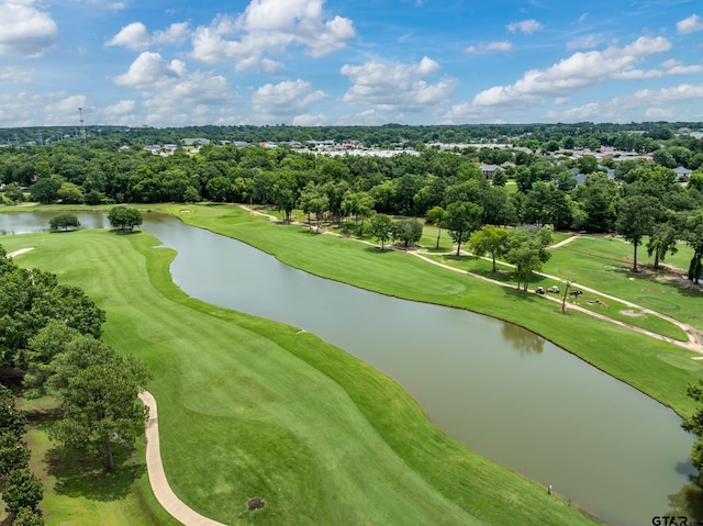 7022 Walden Dr, Tyler, TX 75703 - aerial view of a nearby body of water and a golf club