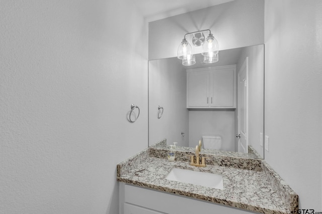 19175 Seneca Dr, Flint, TX 75762 - bathroom featuring vanity and toilet