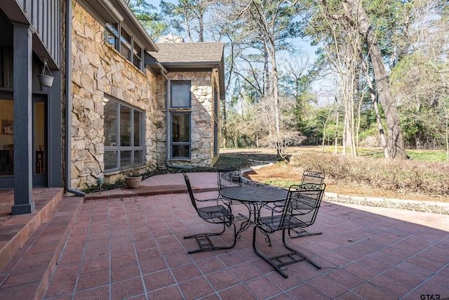 view of patio / terrace with outdoor dining area