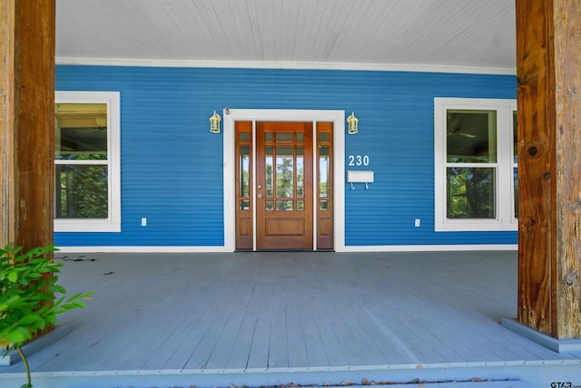 230 N Henderson St, Rusk, TX 75785 - property entrance with covered porch