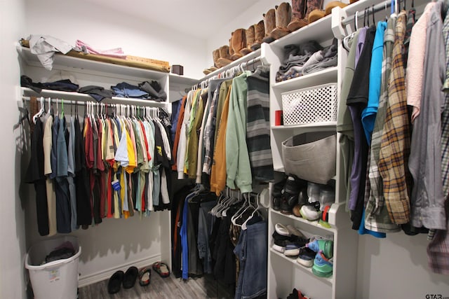 19379 Cedarpark Pl, Lindale, TX 75771 - spacious closet featuring wood finished floors