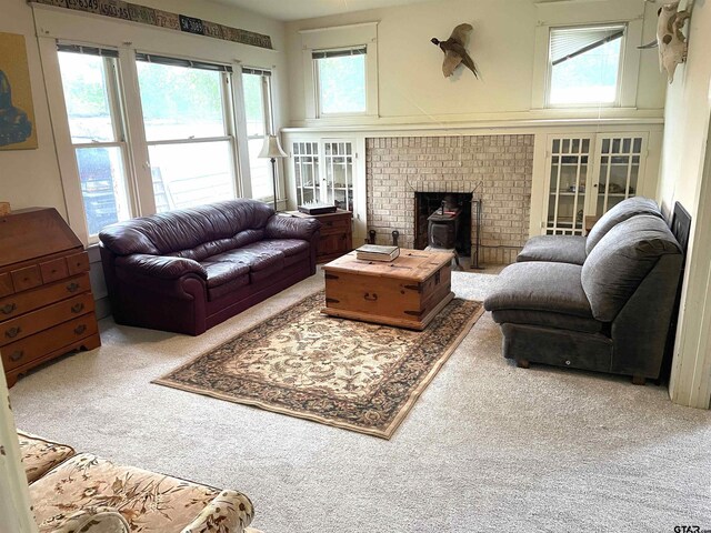 205 N Sixth St, Mexia, TX 76667 - view of carpeted living room