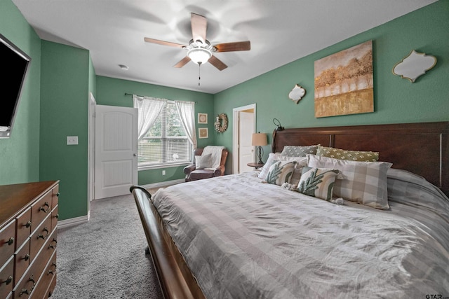 2531 Guinn Farms Rd, Tyler, TX 75707 - carpeted bedroom featuring baseboards and ceiling fan