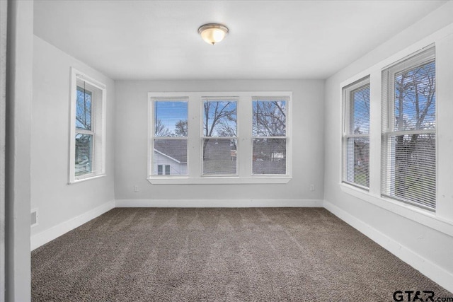 interior space with carpet flooring