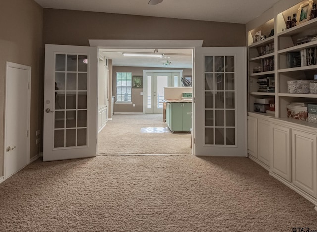 200 County Road 1520, Mount Pleasant, TX 75455 - corridor featuring light colored carpet and french doors