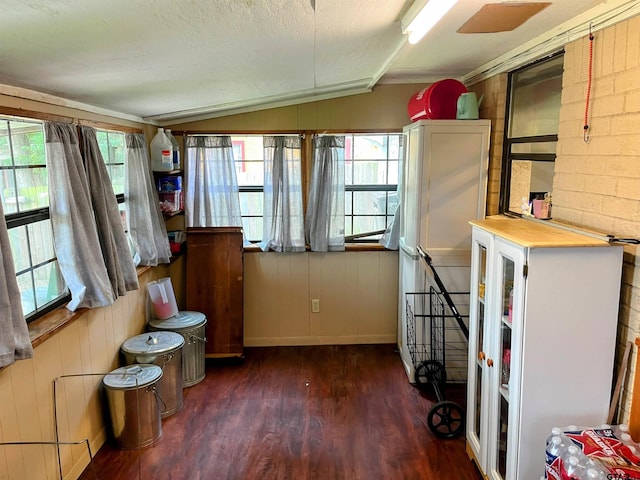 219 Lockhart St, Pittsburg, TX 75686 - dining space with wood finished floors, lofted ceiling, and healthy amount of natural light