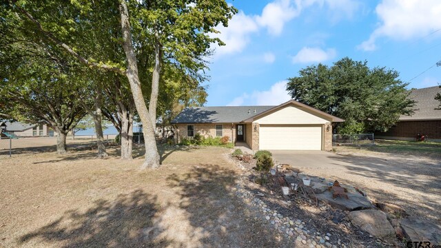 ranch-style house with a garage