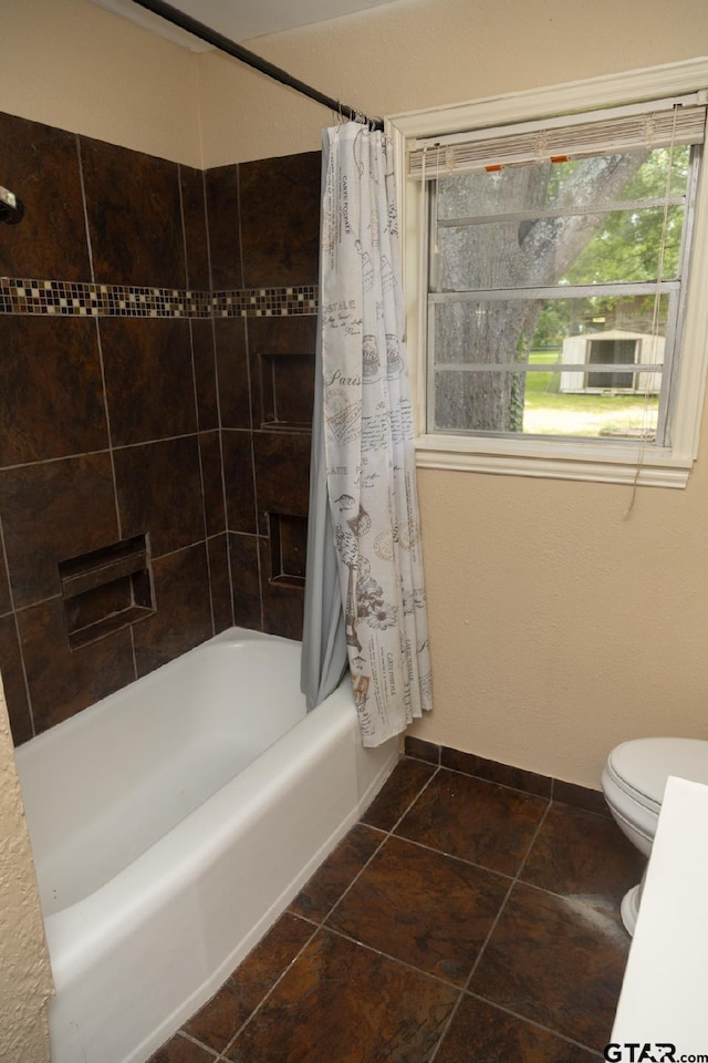 700 E Main, Whitehouse, TX 75791 - full bath featuring shower / bath combination with curtain and tile patterned flooring