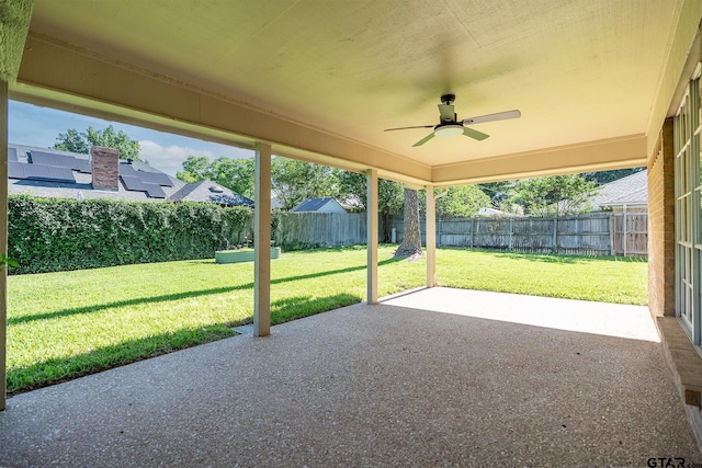 902 Joel Dr, Tyler, TX 75703 - view of patio / terrace featuring ceiling fan