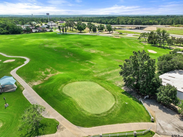 1435 W Hideaway Ln, Hideaway, TX 75771 - aerial view of a golf club and a tree filled landscape