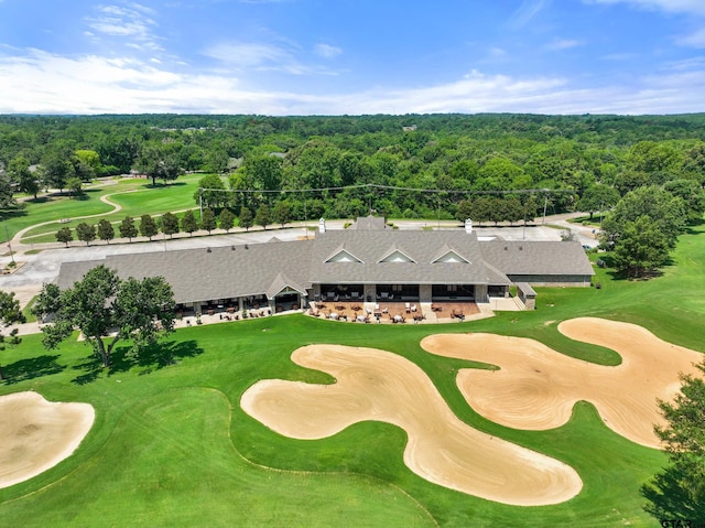 1435 W Hideaway Ln, Hideaway, TX 75771 - drone / aerial view of a forest