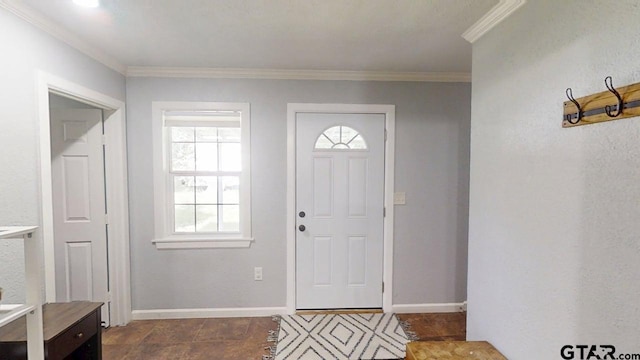 321 N Forest Ave, Tyler, TX 75701 - entryway with ornamental molding and baseboards