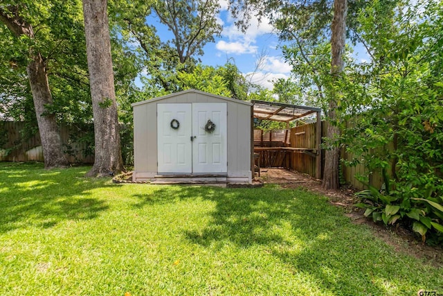 3316 S Cameron Ave, Tyler, TX 75701 - view of shed featuring a fenced backyard