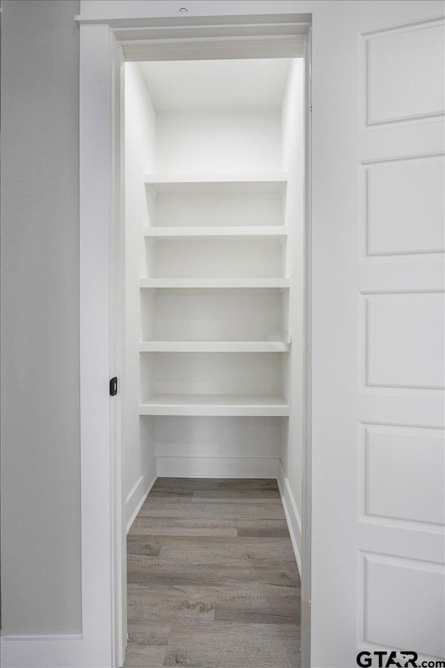 view of closet