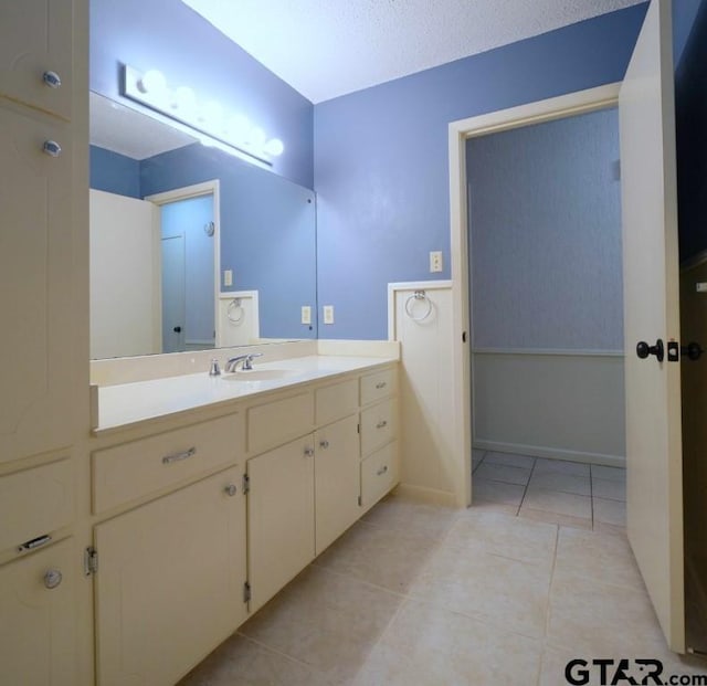 4505 Inverness, Tyler, TX 75703 - bathroom featuring tile patterned floors and vanity
