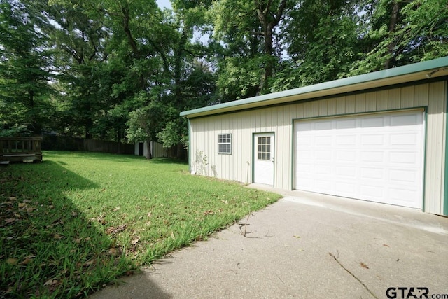 4505 Inverness, Tyler, TX 75703 - garage featuring driveway