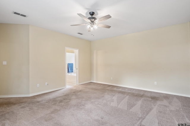 420 Colorado St, Van, TX 75790 - carpeted spare room featuring a ceiling fan and baseboards