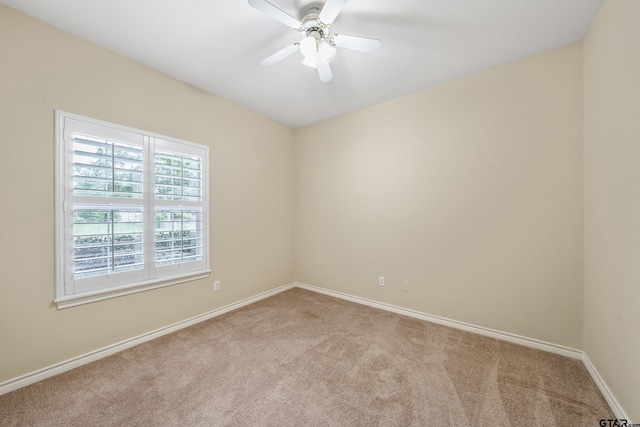 420 Colorado St, Van, TX 75790 - carpeted empty room featuring baseboards and ceiling fan