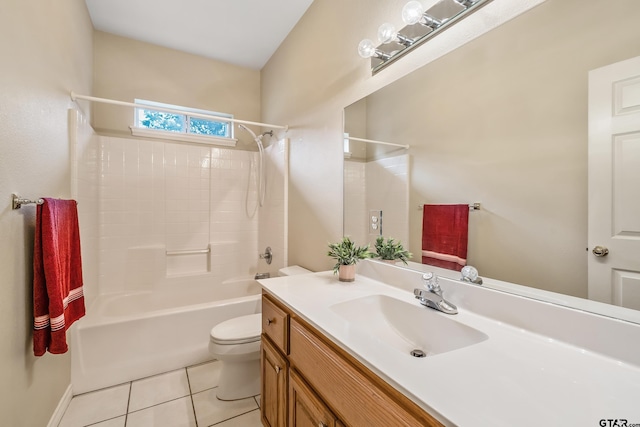 420 Colorado St, Van, TX 75790 - full bath with vanity, bathing tub / shower combination, and tile patterned flooring