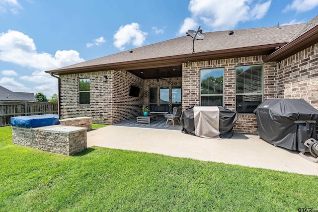 2921 Guinn Farms Rd, Tyler, TX 75707 - view of patio / terrace featuring area for grilling