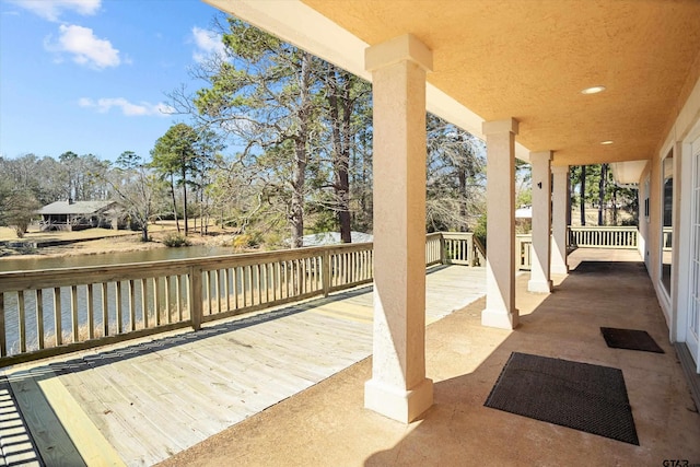 160 Lookout Point Dr, Grapeland, TX 75844 - exterior space with a water view