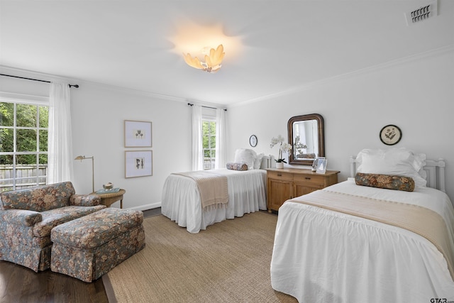 2417 Old Bullard Rd, Tyler, TX 75701 - bedroom with crown molding