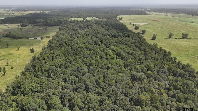 bird's eye view featuring a rural view