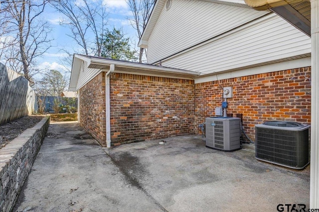 view of patio / terrace with cooling unit