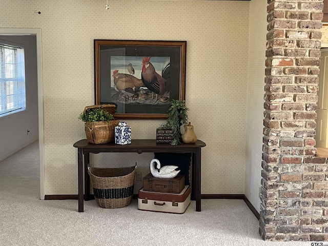 interior details with carpet floors