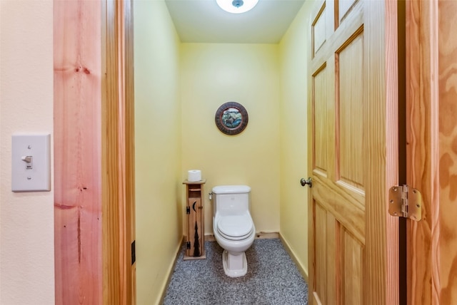 bathroom featuring toilet